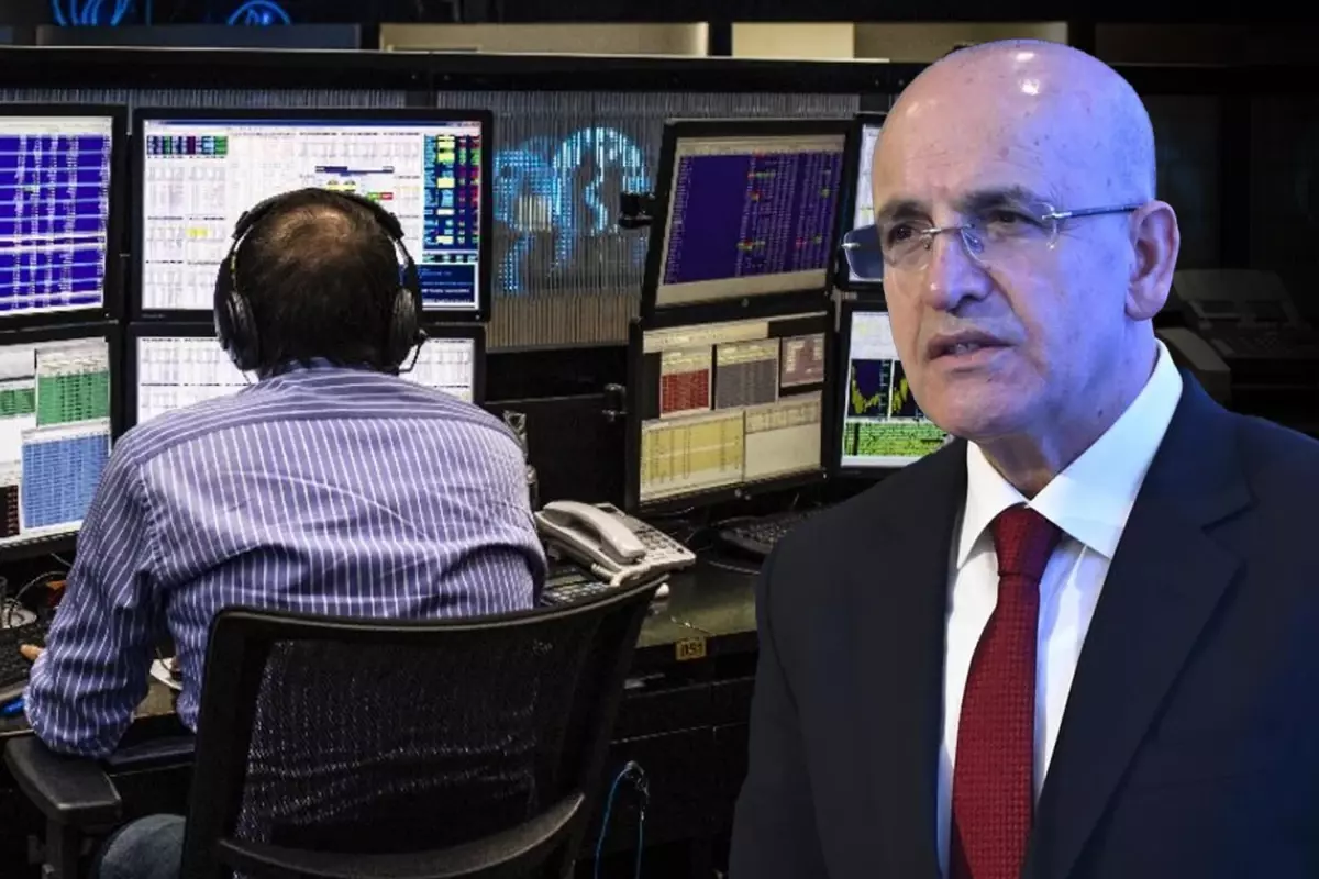 Bakan Şimşek basın açıklaması yapıyor