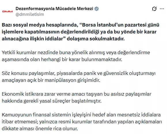 Borsa İstanbul işlem ekranı