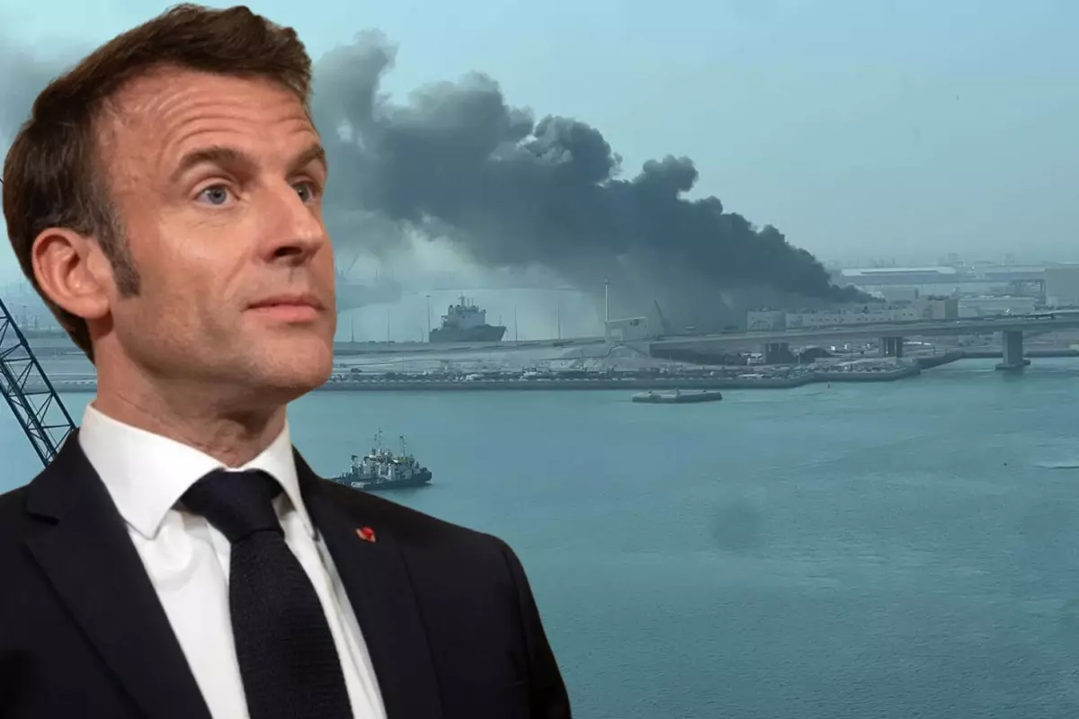 Macron'dan İran'a Karşı Savunma Operasyonu Açıklaması
