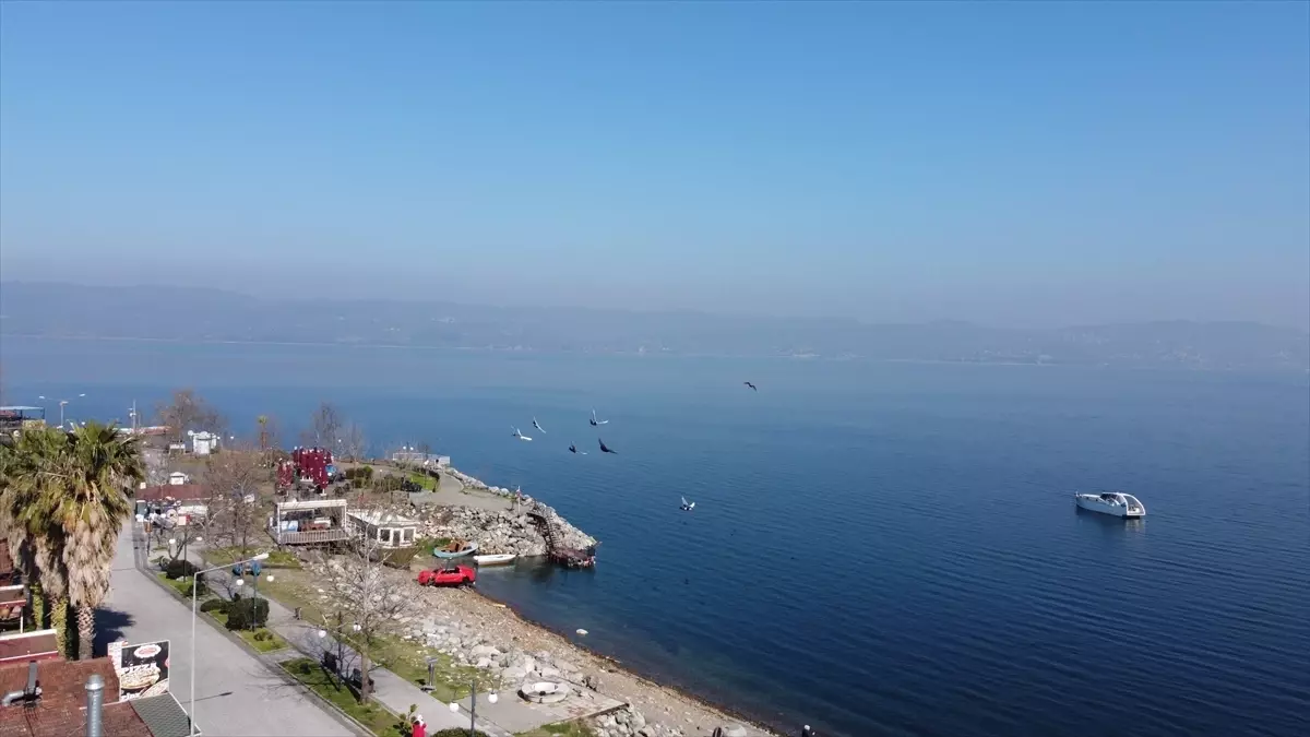 Sapanca Gölü'nde yükselen su seviyesi