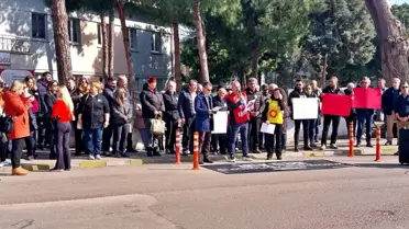 Gelibolu’da Öğretmenler Fatma Nur Çelik’in Ölümünü Protesto Etti