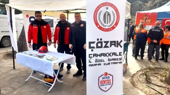 Gelibolu’da Afet Gönüllülerinin Bilinçlendirme Standı Açıldı