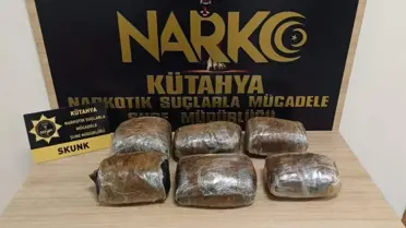 Kütahya’da 12 Şüpheliye Uyuşturucu Operasyonu: 41 Kg Madde Ele Geçirildi