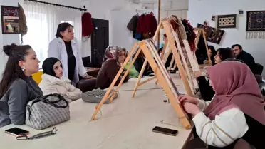 Nevşehir Üniversitesi Öğrencileri Halı Dokuma Atölyesinde Geleneksel El Sanatlarıyla Buluştu