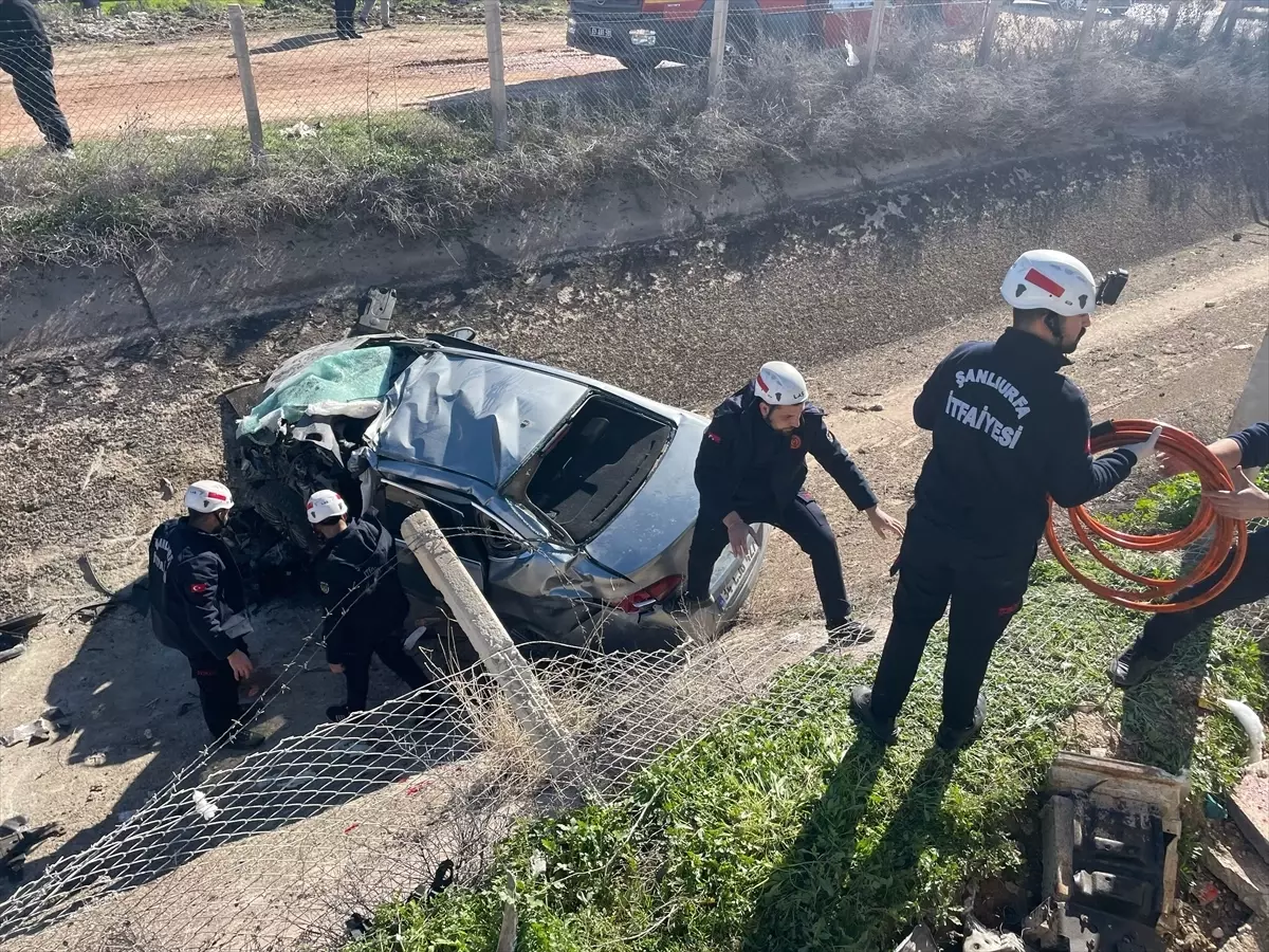 Eyyübiye'de kaza yerinin görüntüsü