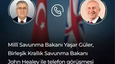 Türkiye ve Birleşik Krallık Savunma İşbirliğini Derinleştiriyor: Bakan Güler ve Healey Görüştü