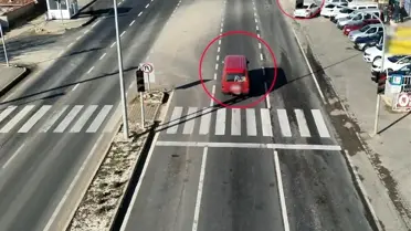 Kırşehir'de Dron Destekli Kırmızı Işık Denetimi 26 Saniyede 7 İhlal Tespit Etti