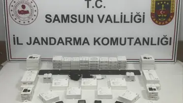 Samsun Yakakent’te Jandarma, Gümrük Kaçağı Elektronik Ürünleri Ele Geçirdi