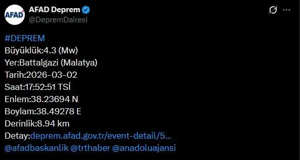 Deprem sonrası Battalgazi sokakları
