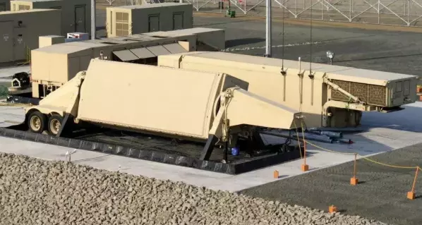 Uydu görüntüsüyle THAAD sisteminin zarar görmüş hali