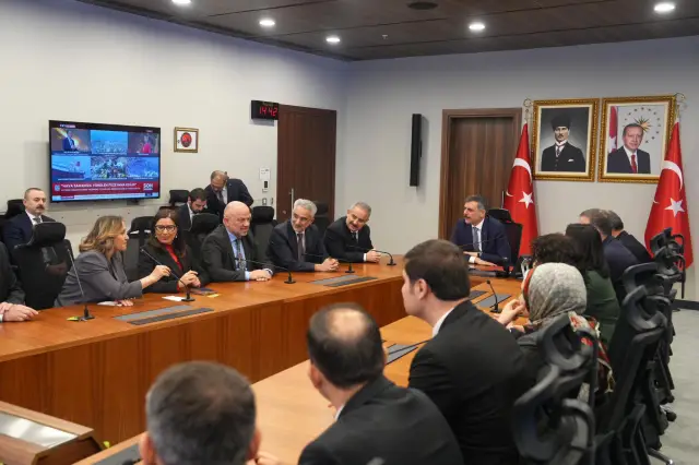 Bakan Çiftçi konuşma anı