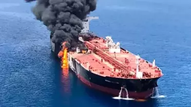 Hedef alınan Malta bayrağını taşıyan gemi