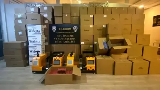 Bursa'da 460 Kilo Tütün Ele Geçiren Kaçak Sigara Operasyonu