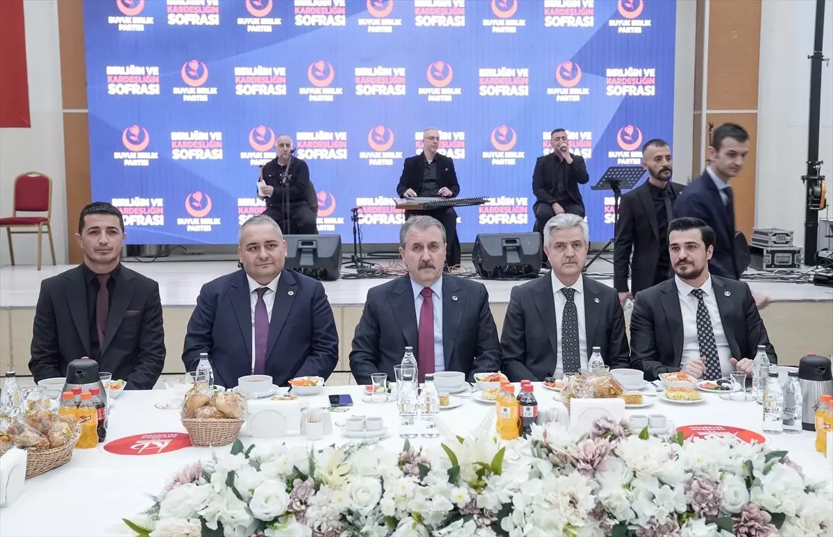 BBP Lideri Destici, İftar Programında Bölgesel Güvenlik ve Birlik Mesajı Verdi