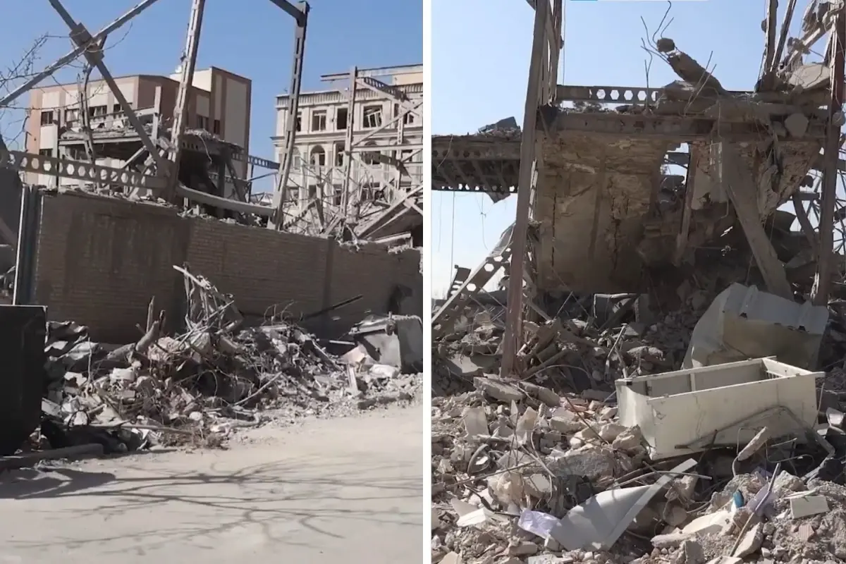 Tahran’da Türkmen Caddesi’ndeki Yıkım: Saldırının Ardından Görülenler