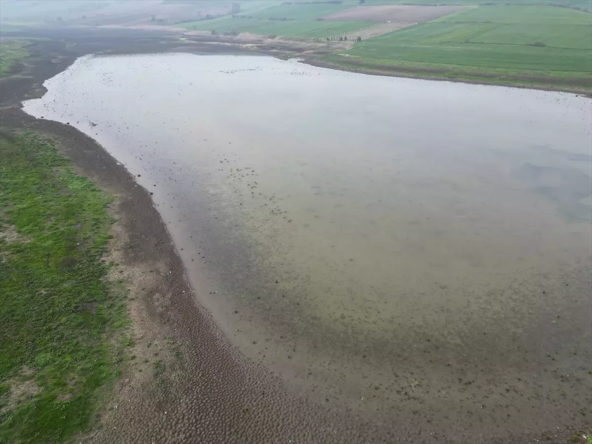 Tekirdağ’da Yeşilsırt Göleti Yoğun Yağışlarla Yeniden Doldu
