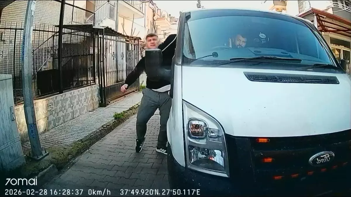 Aydın’da Yol Verme Tartışması Kamyonet Sürücüsünü Kızdırdı