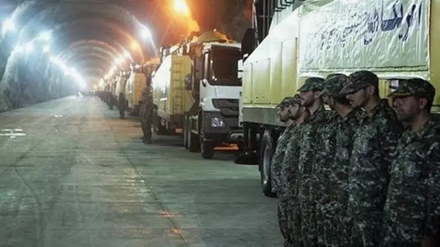 Kamuflajlı füze depolama alanı