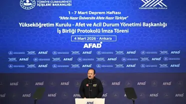 AFAD ve YÖK’ten Afet Yönetiminde Yeni İşbirliği: Protokol İmzalandı