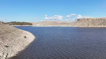 Mamasın Barajı’nda yükselen su seviyesi