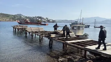 Yıkılan iskelelerin öncesi ve sonrası