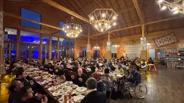 İftar programından bir anlık görüntü