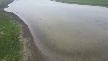 Göletin yeni su seviyesi