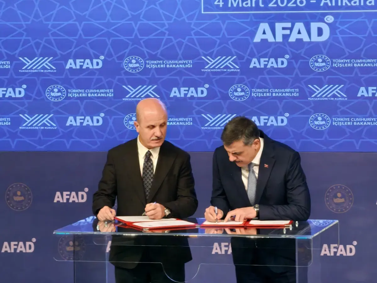 İçişleri Bakanlığı, Üniversitelerde Afet Yönetimi İçin Yeni Protokol İmzaladı