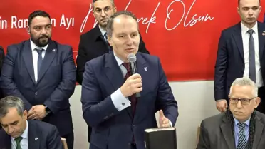 İftar sofrasında Fatih Erbakan ve vatandaşlar