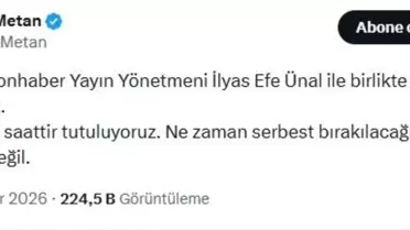 Gözaltına alınan gazetecilerin tutuklu olduğu an