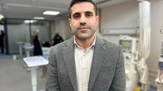 Hemodiyaliz cihazlarıyla donatılmış yeni birim