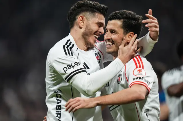 Beşiktaş gol sevinci