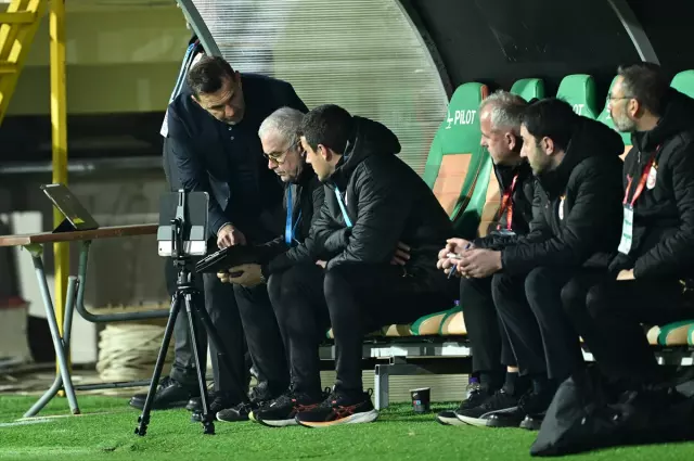 Stadyumda taraftarlar