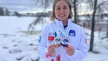 Bengisu Avcı yarış sırasında