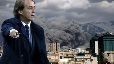 Çatışma bölgesinde patlama anı