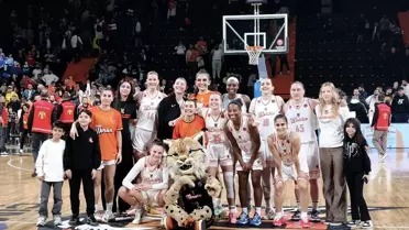 Mersin takımı final hazırlık antrenmanından bir kare