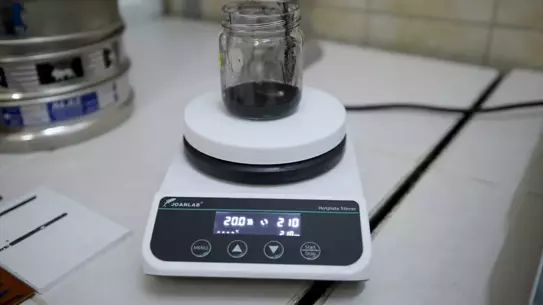 İletken mürekkep laboratuvar görüntüsü