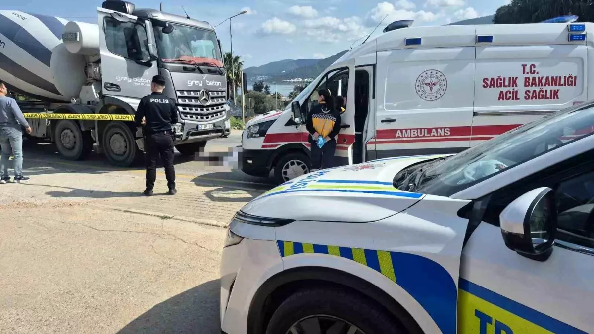 Bodrum’da 79 Yaşındaki Vatandaş Beton Mikseri Kazasında Hayatını Kaybetti