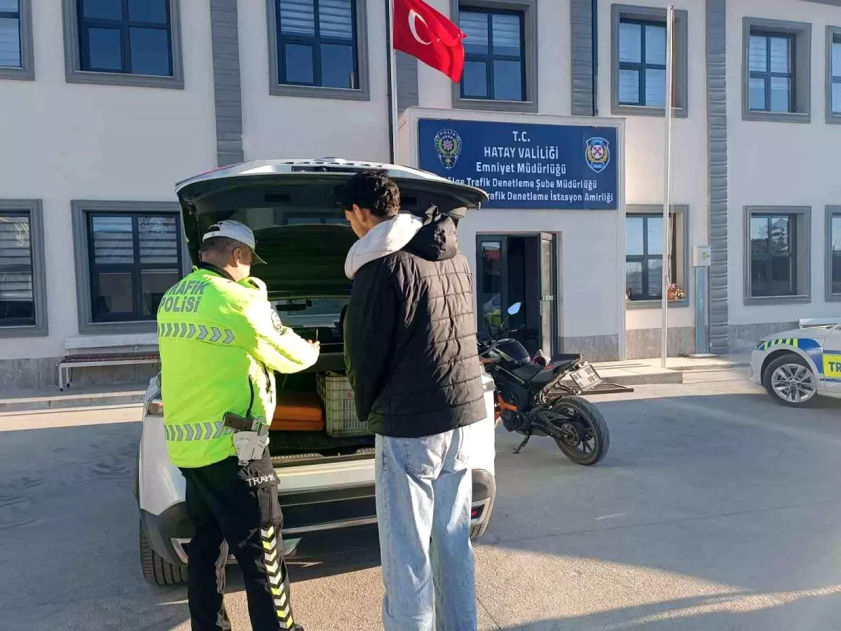 Hatay’da Akrobatik Motosiklet Sürüşüne 46 Bin TL Ceza Kesildi