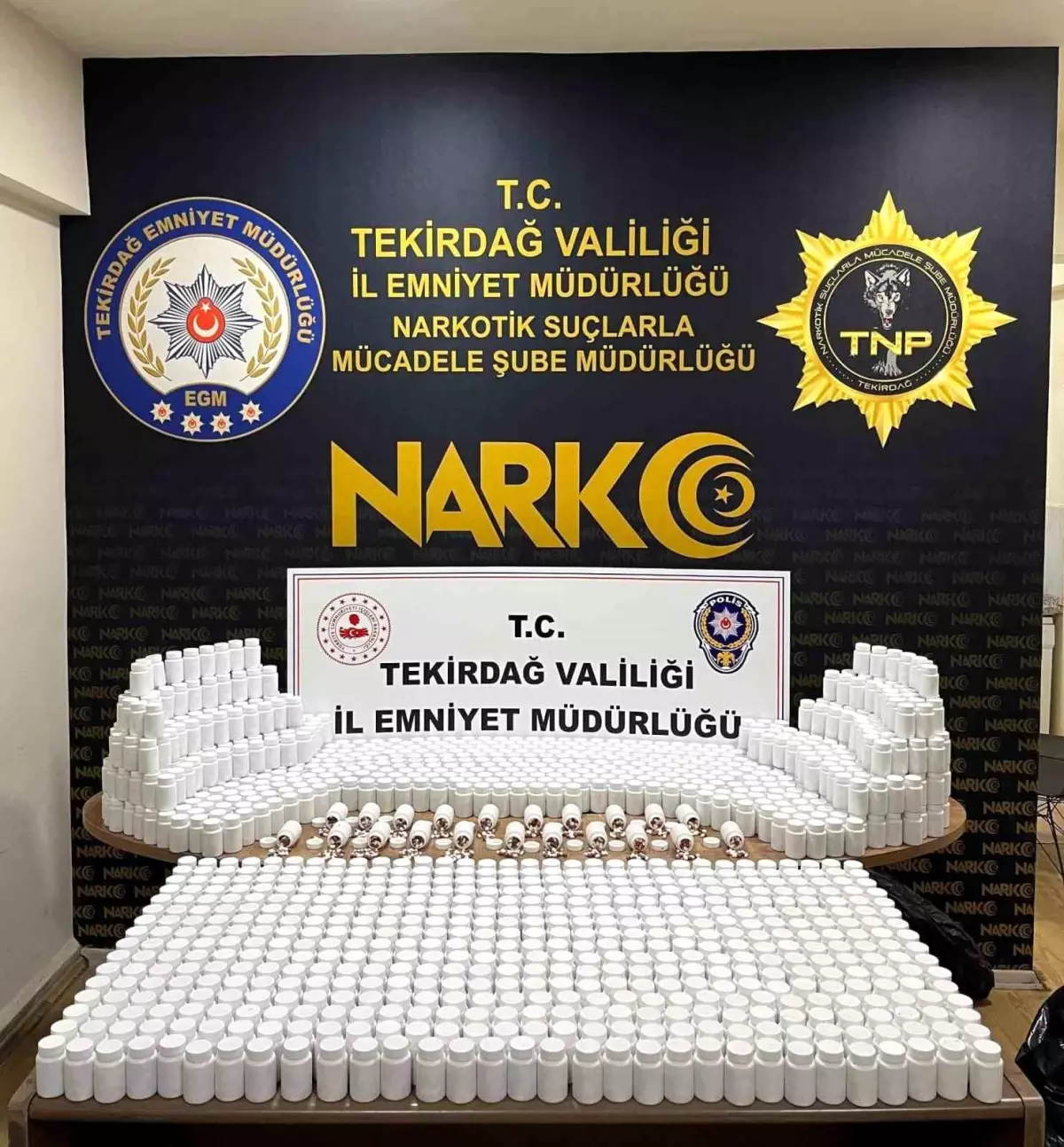 Tekirdağ'da Dev Narkotik Operasyonu: 81 Bin 700 Sentetik Ecza Ele Geçirildi