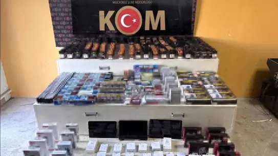 Kaçak ürünler el konuldu