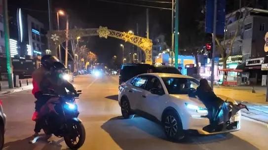 Polis müdahalesi anı