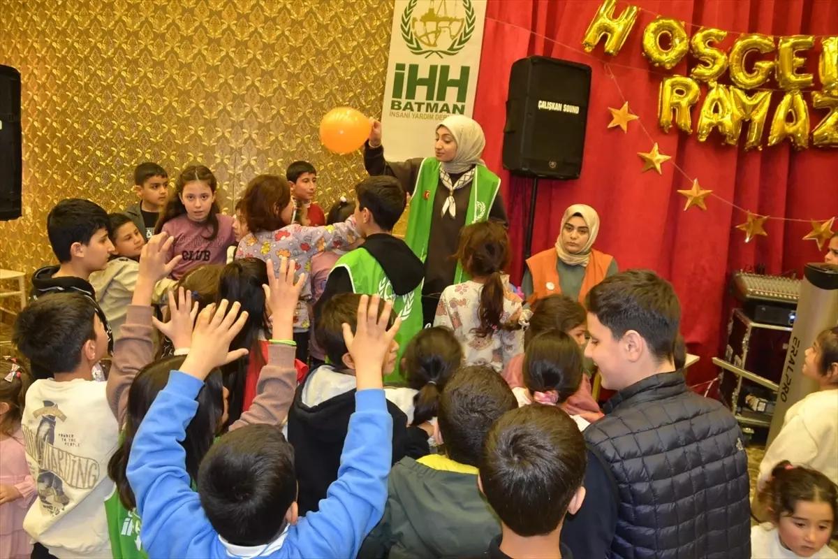 Batman’da IHH’den Yetim Çocuklara Özel İftar Kutlaması