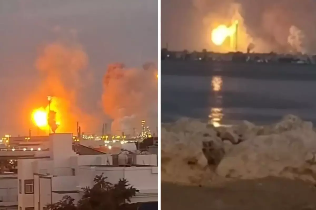 İran'dan Bahreyn'e Geniş Ölçekte Saldırı: Şiddetli Patlamalar ve Görüntüler