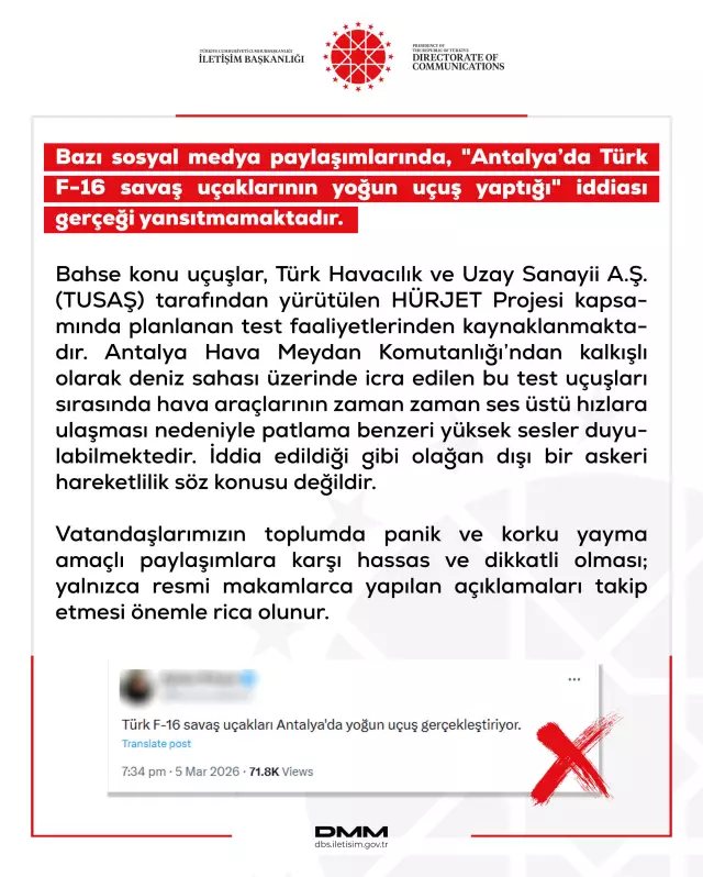 Antalya’da askeri üs dışından çekilmiş hava fotoğrafı