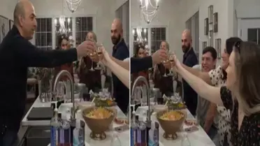 ABD'nin İran operasyonundan sonra kutlama yapan aile