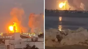 İran'dan Bahreyn'e Geniş Ölçekte Saldırı: Şiddetli Patlamalar ve Görüntüler