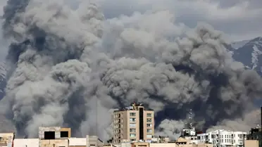 Füze saldırısı sonrası Lübnan manzarası