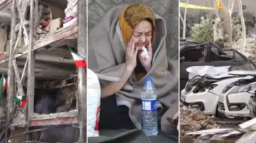 Tahran’da yıkım sonrası görüntüler