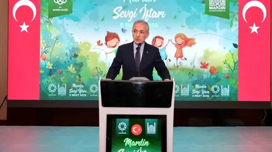 İftar sofrasında Valinin konuşması